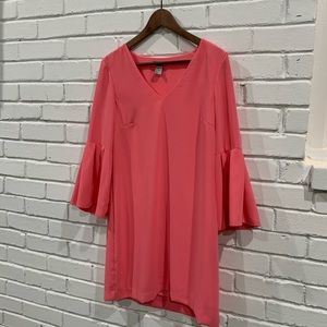 Pink Shift Dress